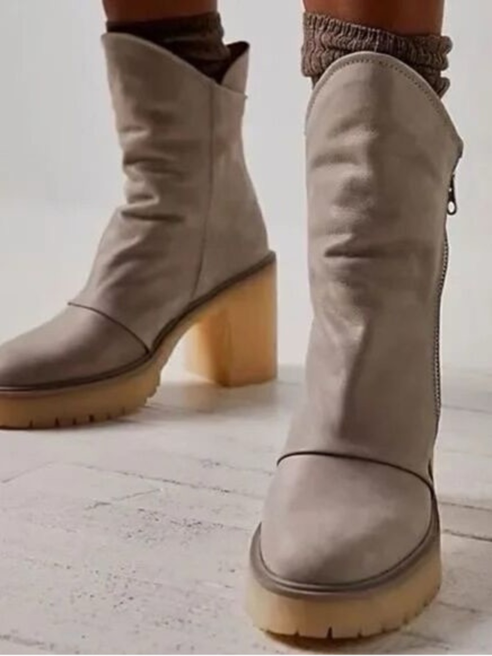 Free People Jack Zip Ankle Bootie